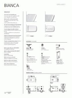 BIDET BIANCA FILOMURO 52X34,5 